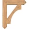 Ekena Millwork Westlake Arts and Crafts Smooth Bracket w/ Offset Brace, Western Red Cedar, 7 1/2"W x 30"D x 36"H BKT0806X30X36WTL03SWR - alternate 4